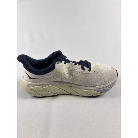 Hoka Arahi 5 Womens Running Shoes White Blue Stability Sneakers SZ 9D - Picture 2 of 13